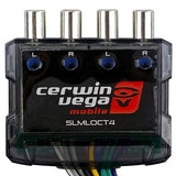 Cerwin Vega SLMLOCT4 Mini LOC 4 Channel device with multiple inputs and wiring, ideal for audio setups.