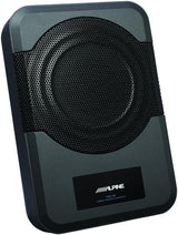 Alpine PWE-S8-WRA powered subwoofer, 8 inch amplified subwoofer for 2011-up Jeep Wrangler, under seat fit.
