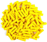 Install Bay yellow vinyl butt connector for 12-10 gauge wires, providing a durable and reliable electrical connection.
