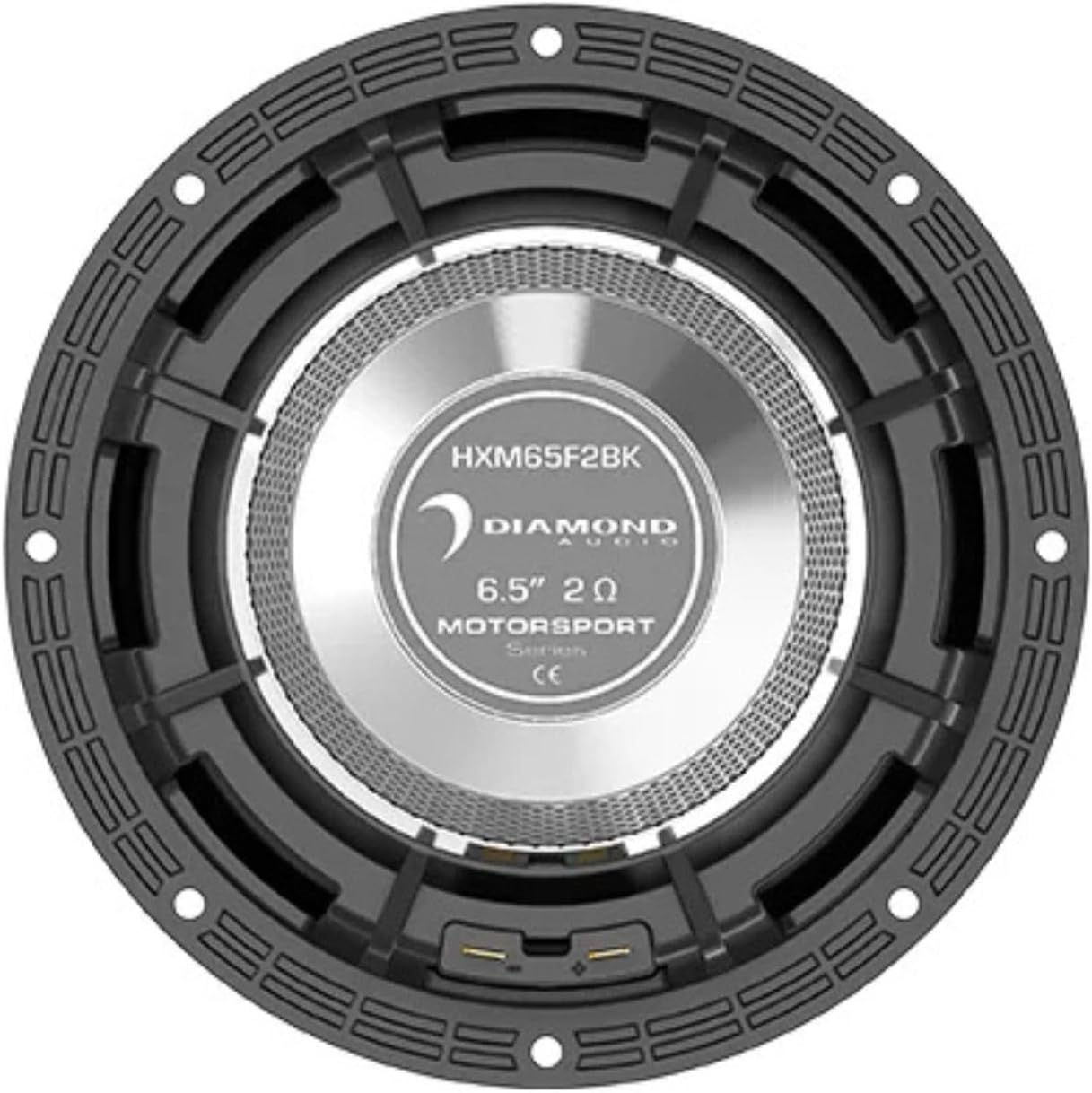 Diamond Audio HXM65F2BK 6.5" 2-Way 2Ω HIGH Output Marine Speaker