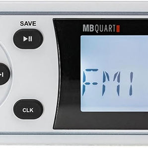 MB Quart MDR2.0W Single DIN Digital Audio Marine Receiver with Bluetooth
