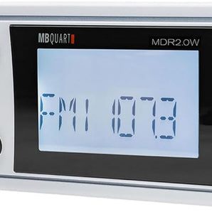 MB Quart MDR2.0W Single DIN Digital Audio Marine Receiver with Bluetooth