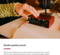 Thumbnail for Focusrite SCARLETT SOLO 4th Gen 192kHz USB Audio Interface