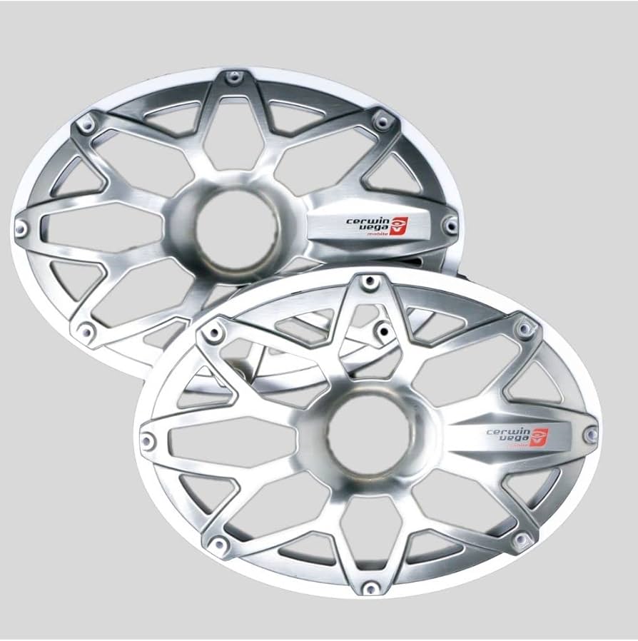 Cerwin Vega SM69FGW 6x9" RPM Stroker Series Flush Mount Marine Speaker Grilles (White, Pair)