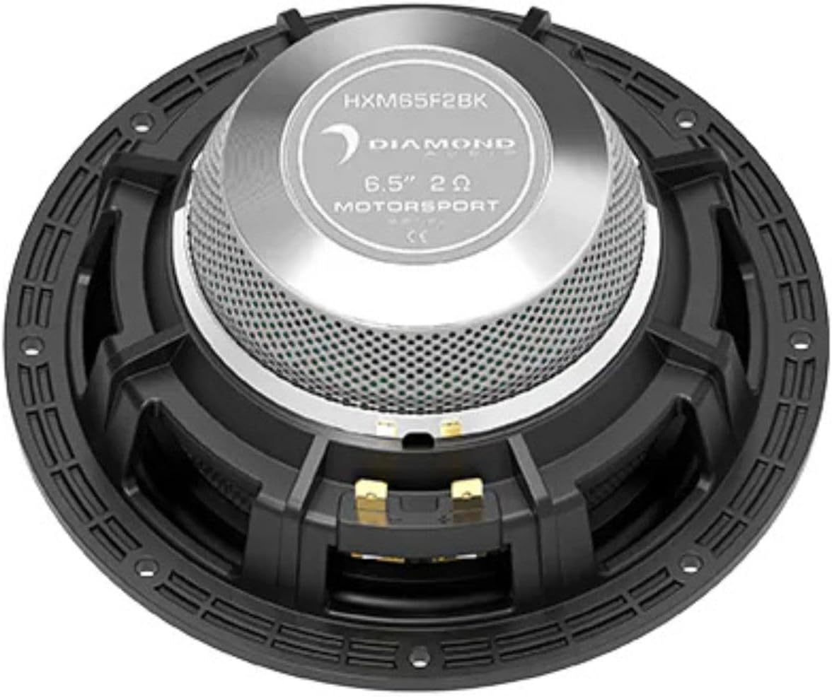 Diamond Audio HXM65F2BK 6.5" 2-Way 2Ω HIGH Output Marine Speaker
