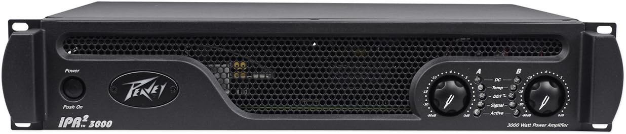 Peavey IPR2 3000 3,000 Watt Class D Pro Power Amplifier + 2 Stand & Cables