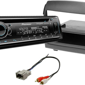 Pioneer DEH-S6220BS 1-DIN In-Dash CD/DM Bluetooth Dash Kit Fits 2006-2008 Hyundai Sonata