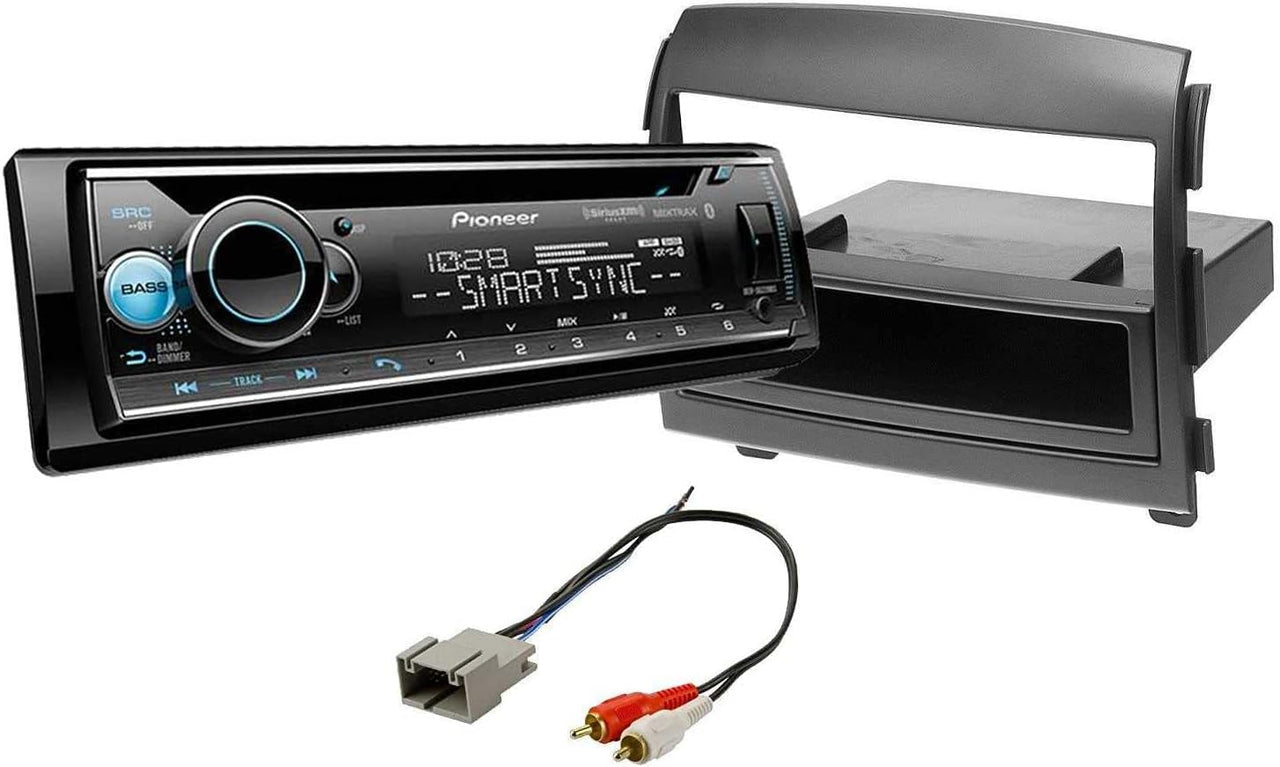 Pioneer DEH-S6220BS 1-DIN In-Dash CD/DM Bluetooth Dash Kit Fits 2006-2008 Hyundai Sonata