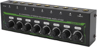 Thumbnail for MR DJ Microamp HA800PRO Ultra-compact 8-channel stereo headphone amplifier
