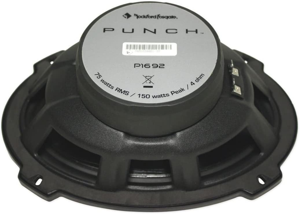 Rockford Fosgate P1692 6x9" 150 Watt 2 Way Car Coaxial Speakers Audio (4 Pack)
