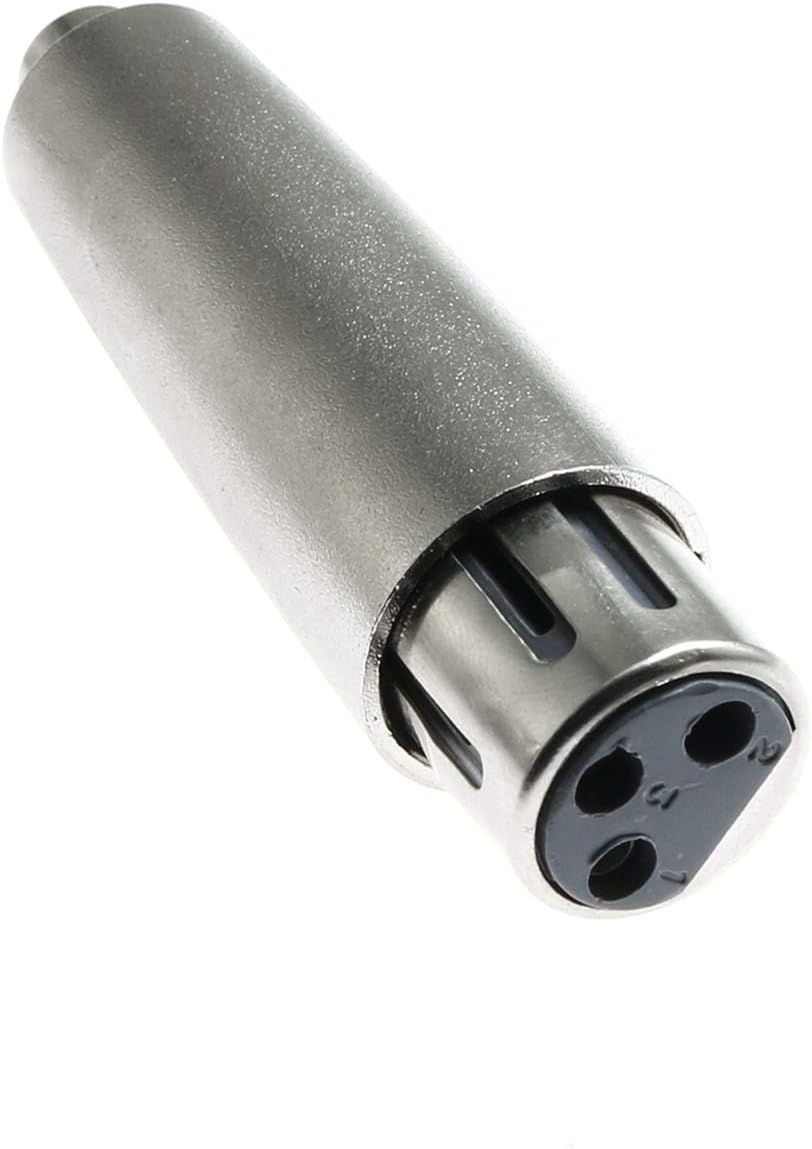 8 AT TRCAXLRF XLR Female to RCA Female Adapter Converter Gender Audio Coupler