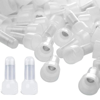 Absolute CC16G300 terminal caps pile, 300 pcs 16-14 gauge crimp terminals for car audio and electronics.