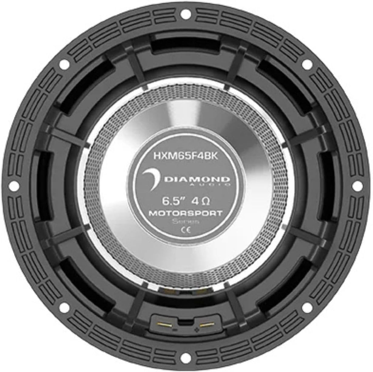 Diamond Audio HXM65F4BK 6.5" 2-Way 4Ω HIGH Output Marine Speaker