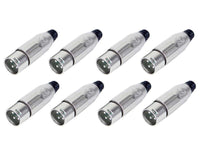 Thumbnail for 8 Switchcraft AAA3MZ AAA Series 3 Pin XLR Male Cable Mount, Silver Pins / Nickel Metal