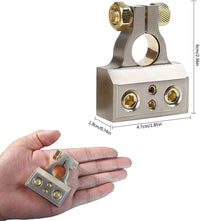 Thumbnail for 6 American Terminal ABTC300N 0/2/4/6/8 AWG Single Negative Power Battery Terminal Connectors Chrome