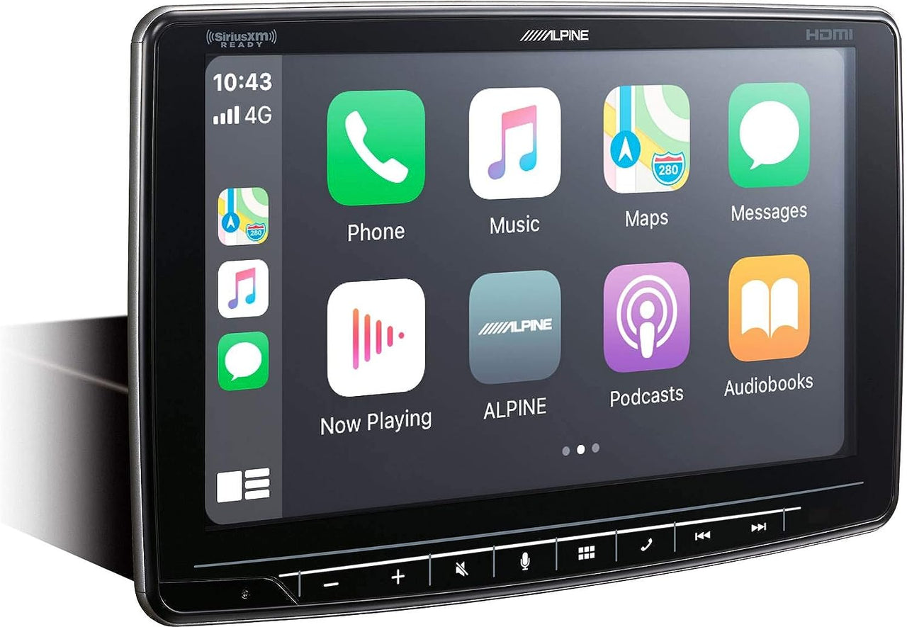 Alpine iLX-F409 Halo Audio/Video Receiver Mechless Receiver with 9" Touchscreen Display
