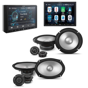 Alpine ILX-W670 Indash S2-S65C 6.5 Component & S2-S69C 6x9 Component Speakers