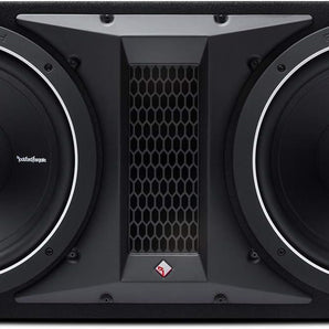 Rockford Fosgate P1-2X12 1000W Dual 12" Enclosure + P500X1bd Mono subwoofer amplifier