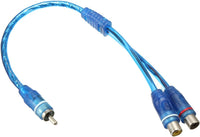 Thumbnail for Absolute ABC-2F1M BLUE Y-Adapter 2F-1M ABC Series RCA