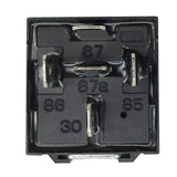 Absolute USA RLS-130 waterproof relay with metal bracket packaging and two relays shown from different angles.