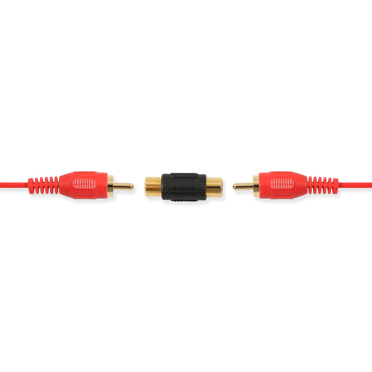 Absolute FF100-20 20 Pack Audio Video Gold RCA Female to Female Coupler Adapter