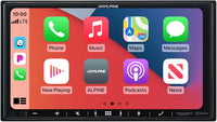 Thumbnail for Alpine iLX-407 7-Inch Multimedia Receiver Apple Carplay and Android Auto w/ 2 Pairs Alpine SXE-1751S 6.5