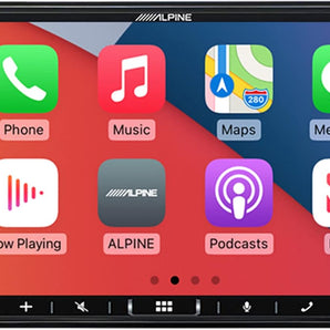 Alpine iLX-407 7" Multimedia Carplay Android Auto & 2 Pairs SXE-6926S 6x9 Coax Speakers