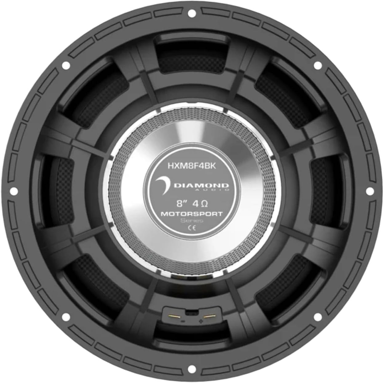 Diamond Audio HXM8F4BK 8" 2-WAY HIGH 0UTPUT MARINE SPEAKER (4Ω)