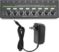 Thumbnail for MR DJ Microamp HA800PRO Ultra-compact 8-channel stereo headphone amplifier
