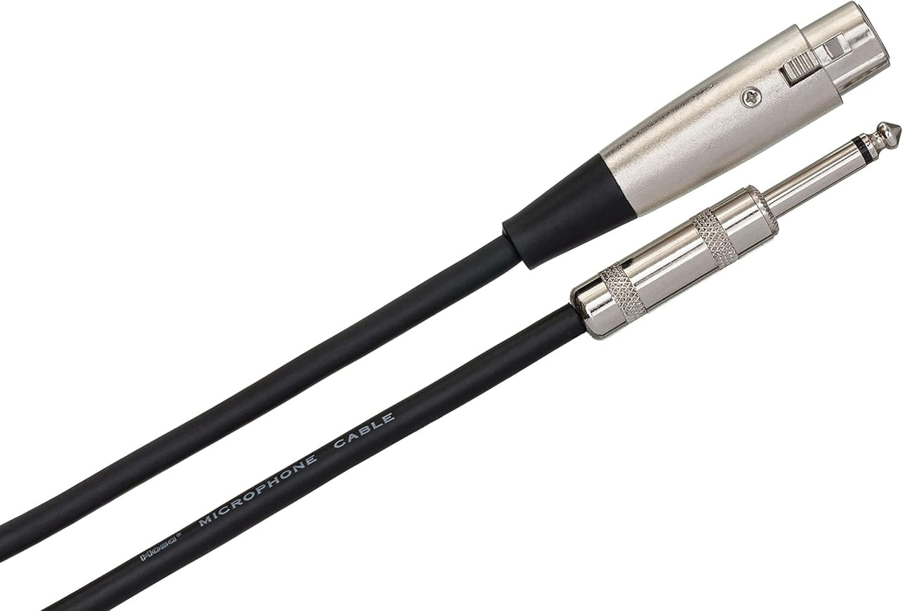 Hosa MCH-105 Microphone Cable XLR Female to 1/4-inch TS Male 5 foot