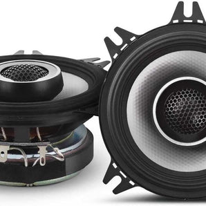 2 Alpine S-S40 Car Speaker 280W Max (90W RMS) 4" Type S Series 2-Way Coaxial Car Speakers, Contains 4x6" Adapter Plate