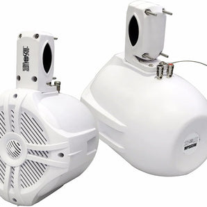 Absolute MPS65W Wake Board Speakers Marine RV 6.5" 400W Wake Tower POD Enclosure Speaker
