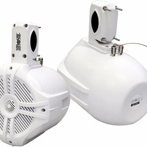 2 Absolute MPS65W Marine RV 6.5" 200W RMS Wake Tower POD Enclosure Speaker
