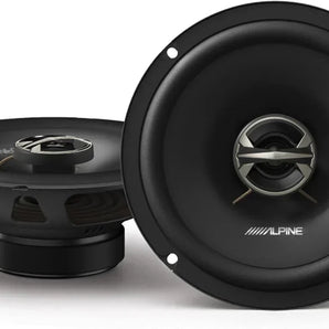 Alpine SPE-6000 Two Way 6.5 Inch Car Motorcycle Speakers for Harley Davidson Speaker Adapter Kit