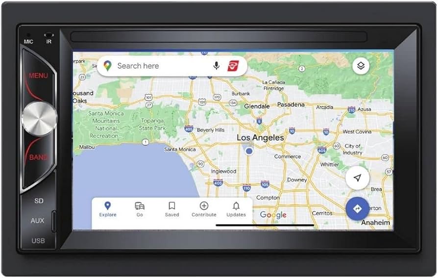Cerwin Vega CV62BM 6.2” Double Din Multimedia Receiver + Camera