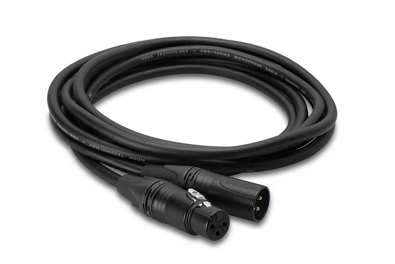 Hosa Neutrik XLR3F to XLR3M Edge Microphone Cable