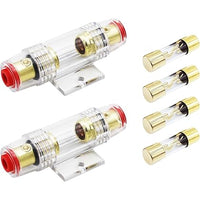 Thumbnail for 2 American Terminal TAFU80 80 Amp Inline AGU Fuse Holder Fits 4, 8 & 10 Gauge Wire