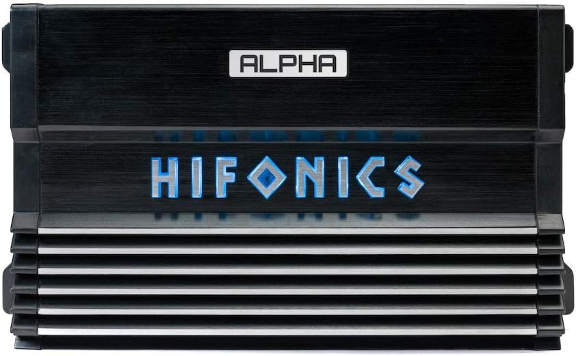 Hifonics A1200.4D 1200 Watt 4-Channel Alpha Series Class-D Compact Car Audio Amplifier