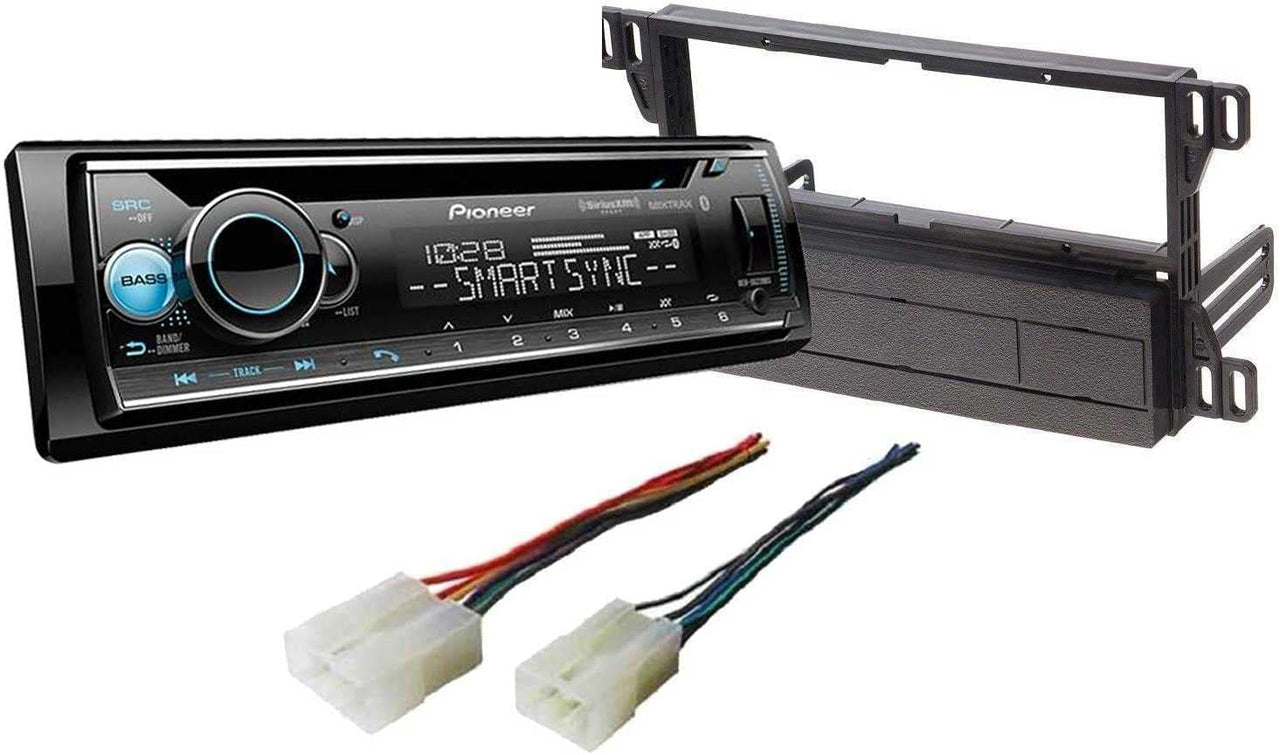 Pioneer DEH-S6220BS 1-DIN In-Dash CD/DM Bluetooth & Dash Kit Fit 1990-94 Mitsubishi