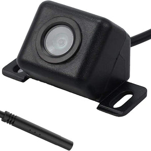 Absolute USA CAM119 backup camera with HD night vision, waterproof, and 170° viewing angle for license plate mounting.