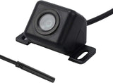 Absolute USA CAM119 backup camera with HD night vision, waterproof, and 170° viewing angle for license plate mounting.