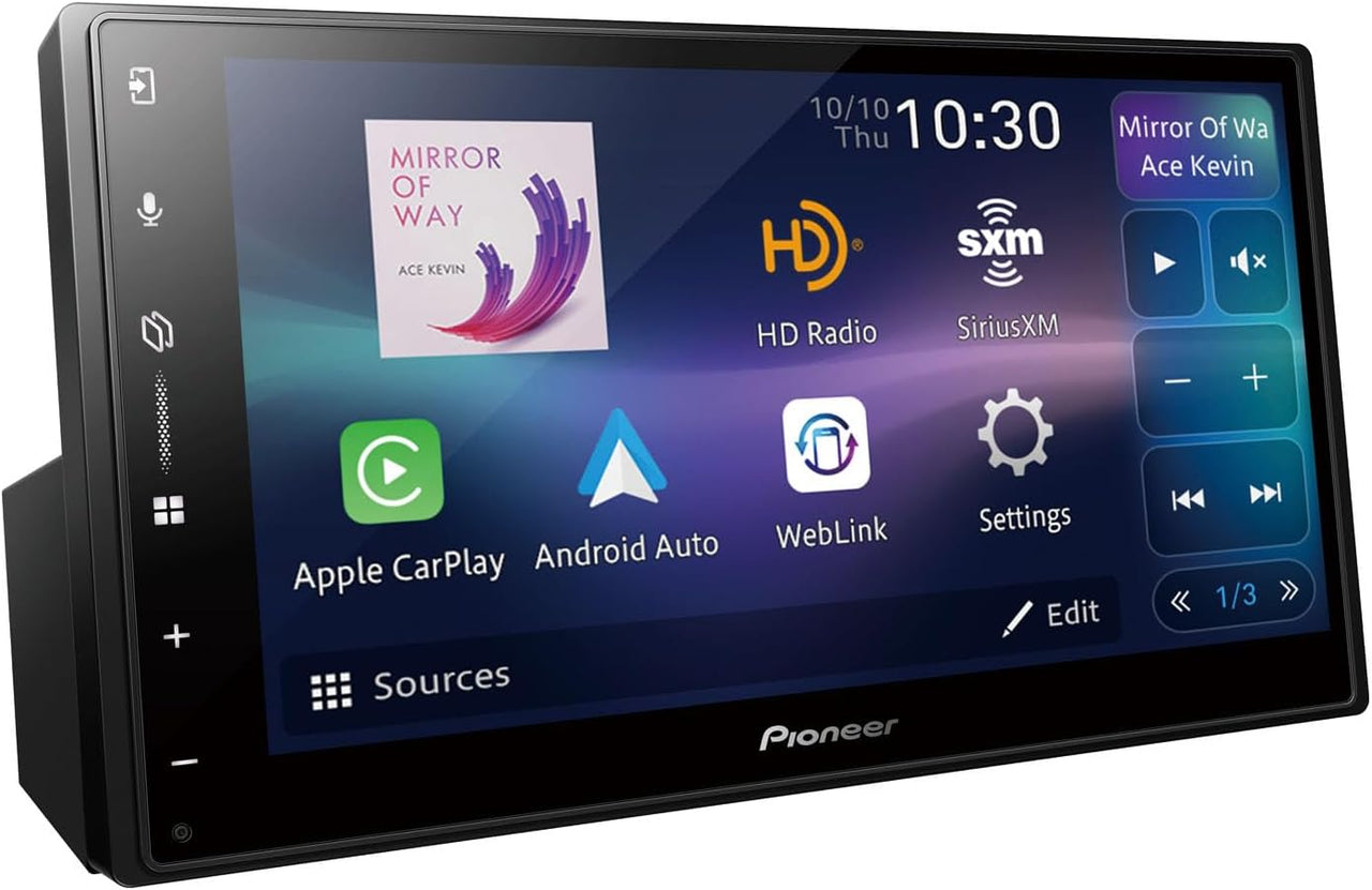 Pioneer DMH-W3050NEX 6.8" Indash Media Receiver CarPlay Android Auto HD Radio