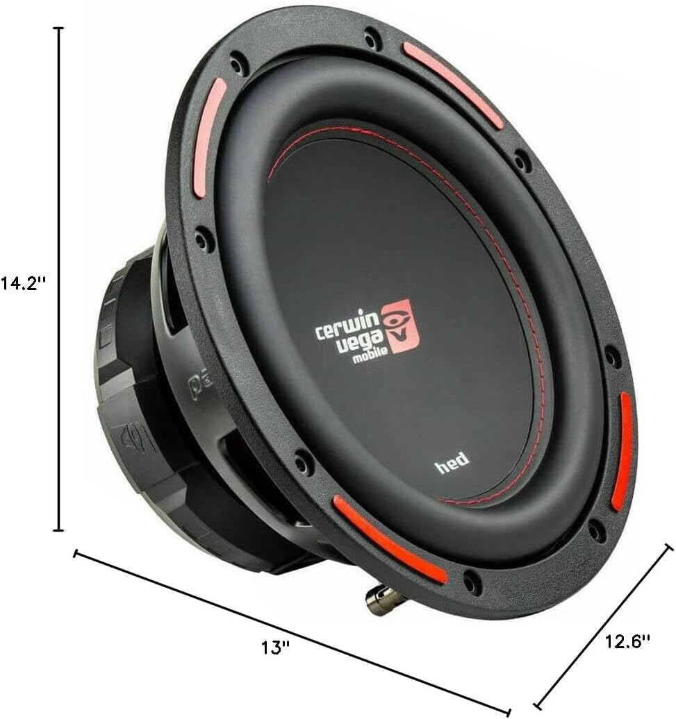 2 Cerwin Vega H7104S HED Series 10" SVC Subwoofer (4Ω)