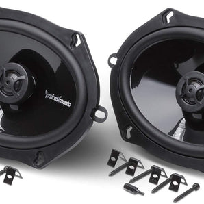 2 Pair Rockford Fosgate P1572 5x7" Punch Series 2-Way Coaxial Full Range Car Speakers