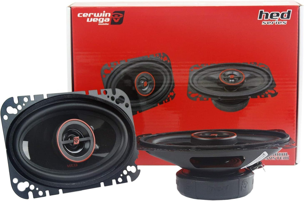 Cerwin Vega H7462 HED Series 4"X6" 2-Way Coaxial Speakers