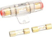 Thumbnail for 2 80 Amp Inline AGU Fuse Holder Fits 4, 8 & 10 Gauge Wire