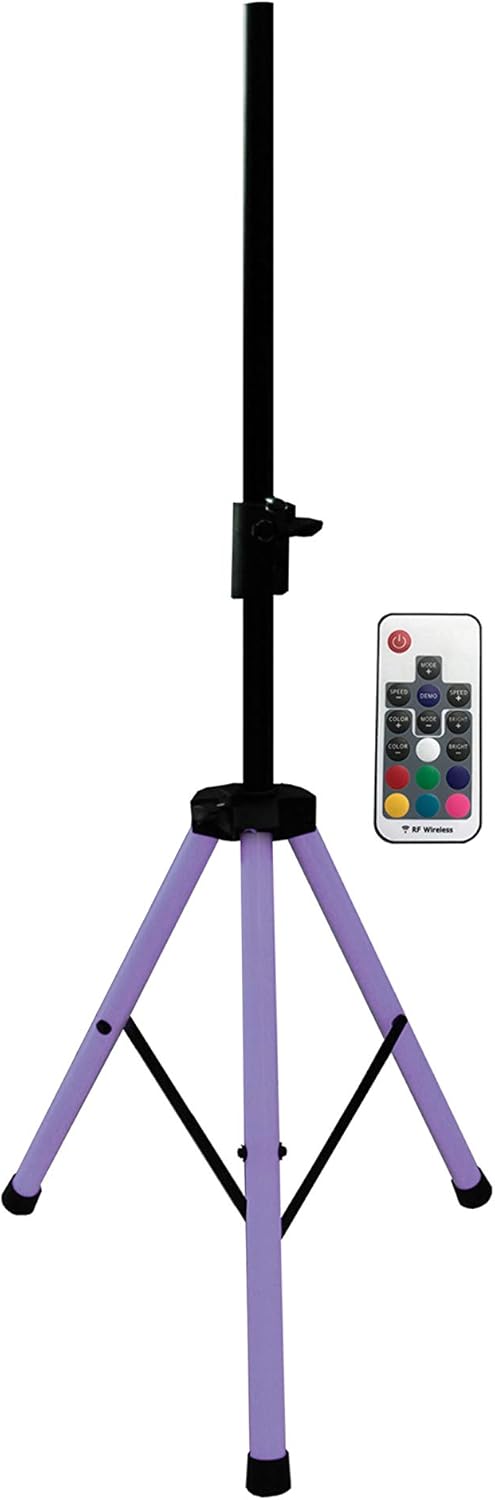 2 MR DJ Color Stand LED Speaker Stand Tripod With LED lighting and IR control