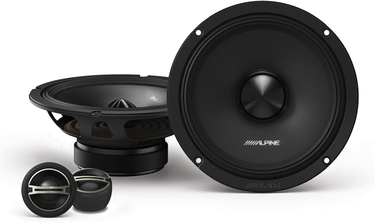 Alpine DM-65C-G 6.5" Component 2-Way Speaker Set, Pair