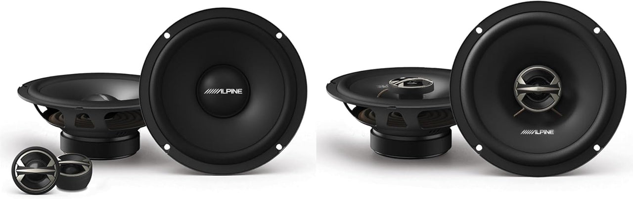 Alpine EL-E65C-G 6.5" Component & EL-E65-G Coaxial Speaker Set