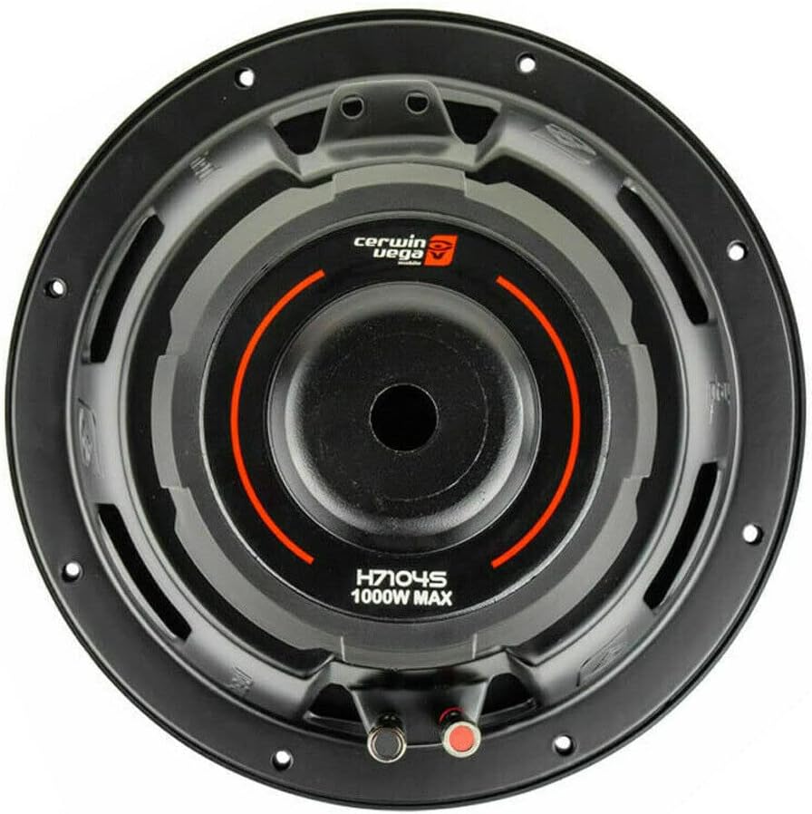 2 Cerwin Vega H7104S HED Series 10" SVC Subwoofer (4Ω)
